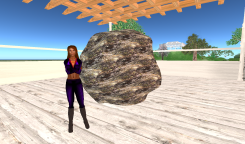I stand next to my blob rock what I made